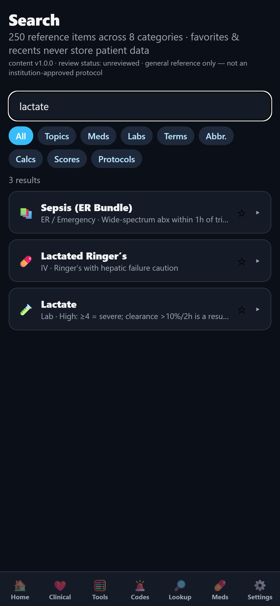 Floor Rapid Reference beta: cross-category reference search