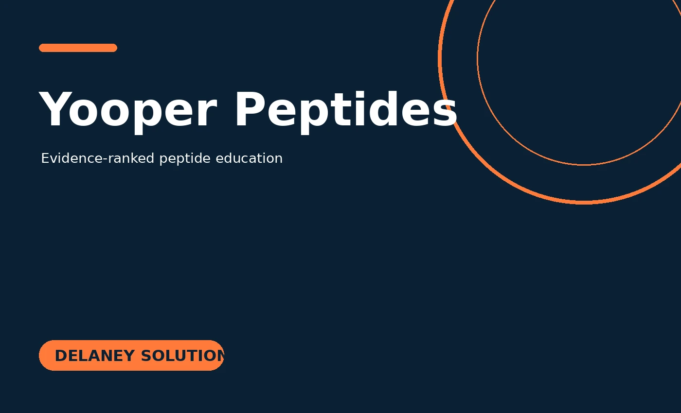 Yooper Peptides evidence education platform